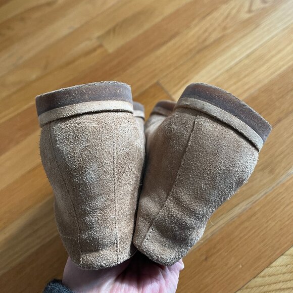 Jenni Kayne Desert Boots Tan Suede Lace Up Size 37 - Picture 8 of 11